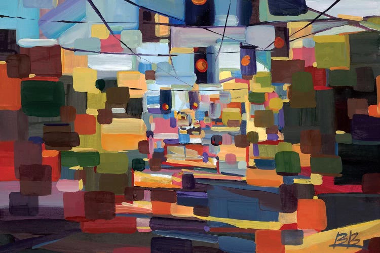 Morning Red on Madison  by Brooke Borcherding canvas print