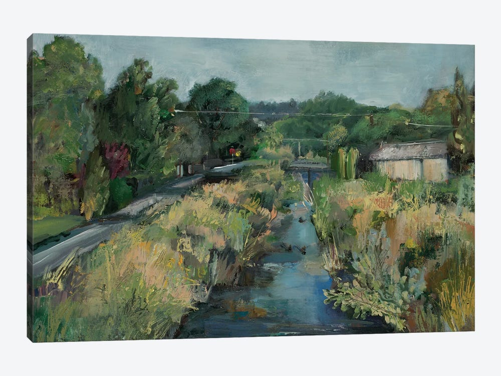 Polk Street Creek  by Brooke Borcherding 1-piece Canvas Art Print