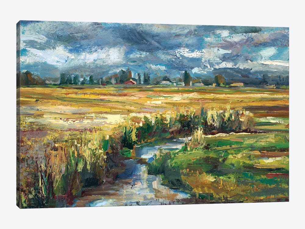 Skagit Creek  by Brooke Borcherding 1-piece Canvas Art Print