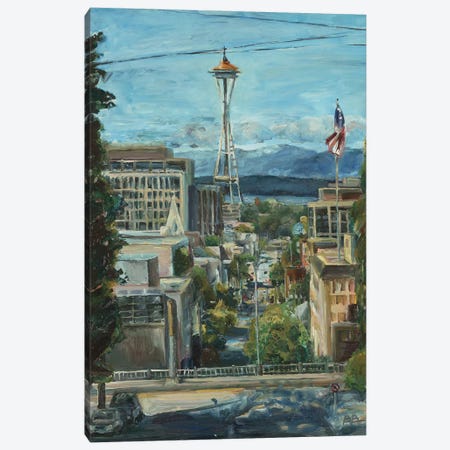 Needle from the Hill Canvas Print #BBO66} by Brooke Borcherding Canvas Artwork