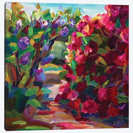 Lilacs & Rhodies Canvas Print #BBO68} by Brooke Borcherding Canvas Art Print