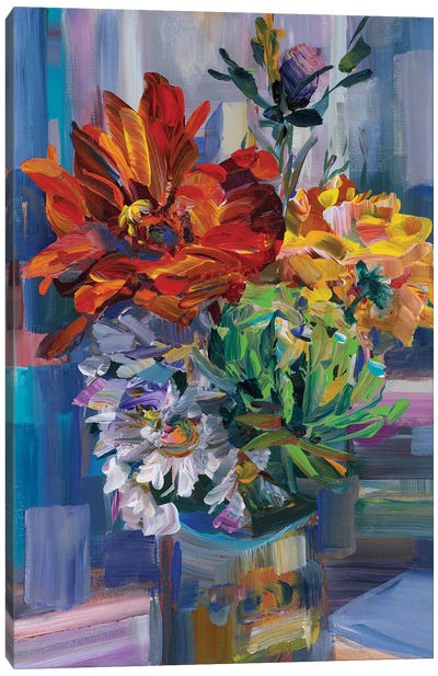 Modern Bouquet Canvas Art Print
