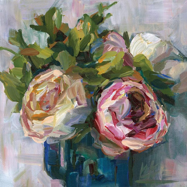 Peonies: Peony Trio by Brooke Borcherding