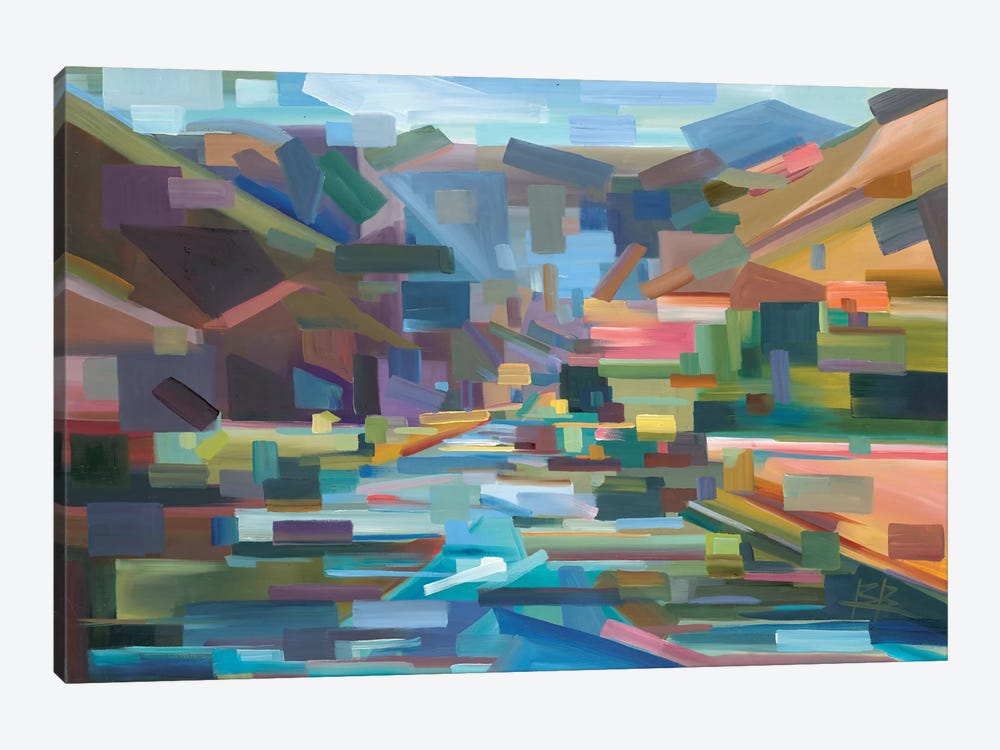 Pieces Of Yakima Canyon by Brooke Borcherding 1-piece Canvas Wall Art
