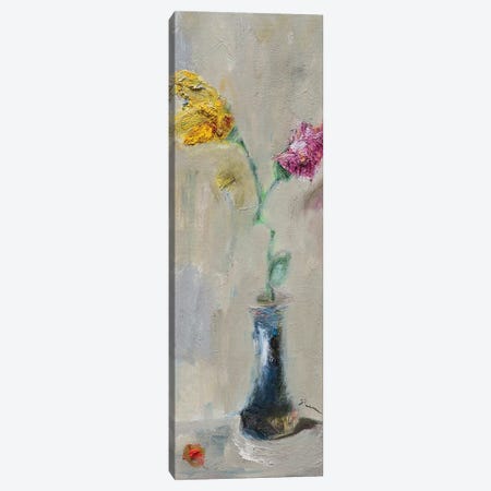 2 Flowers 1 Vase Canvas Print #BBR12} by Bradford Brenner Canvas Print