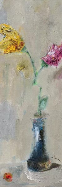 Bradford Brenner: 2 Flowers 1 Vase by Bradford Brenner