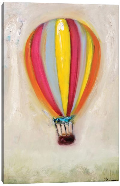 Lucky Hot Air Balloon Canvas Art Print
