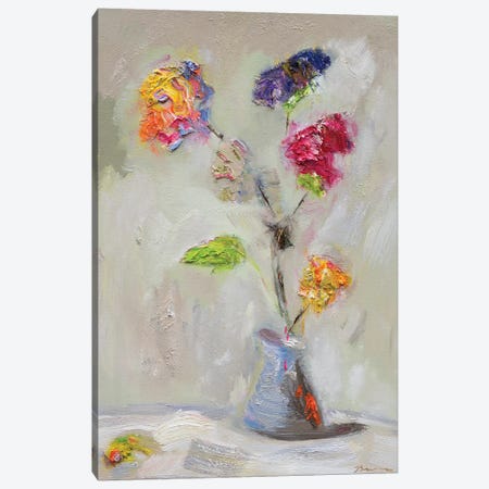 Neoplitan Floral Canvas Print #BBR39} by Bradford Brenner Canvas Print