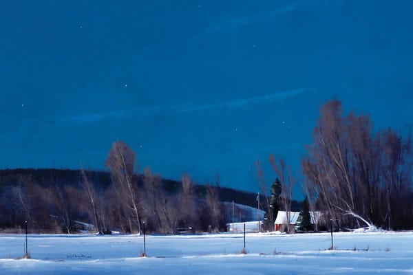 Ben Bauer: Buffalo County WI Night Lights by Ben Bauer