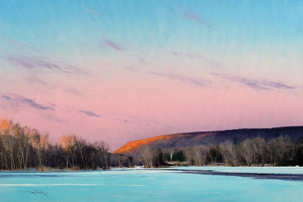 Ben Bauer: Dusk And Bonfires On The St Croix by Ben Bauer