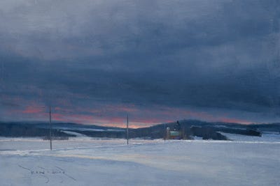 Fading Light by Ben Bauer canvas print