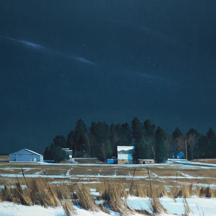 Hugo Farmstead At 1 AM