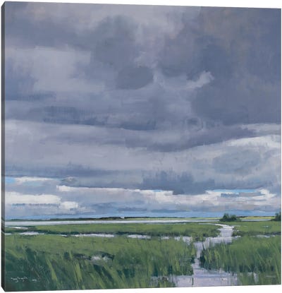 May Storm Over Glacier Lake MN Canvas Art Print - Minnesota Art