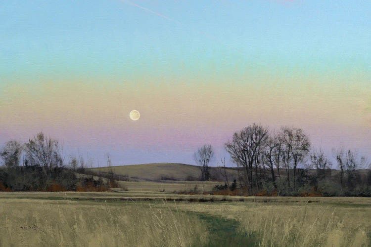 Minnesota Glacial Lakes Area At Dusk