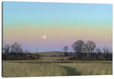 Minnesota Glacial Lakes Area At Dusk Canvas Art Print - Wide Open Spaces