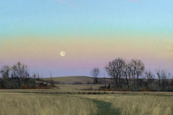 Minnesota Glacial Lakes Area At Dusk
