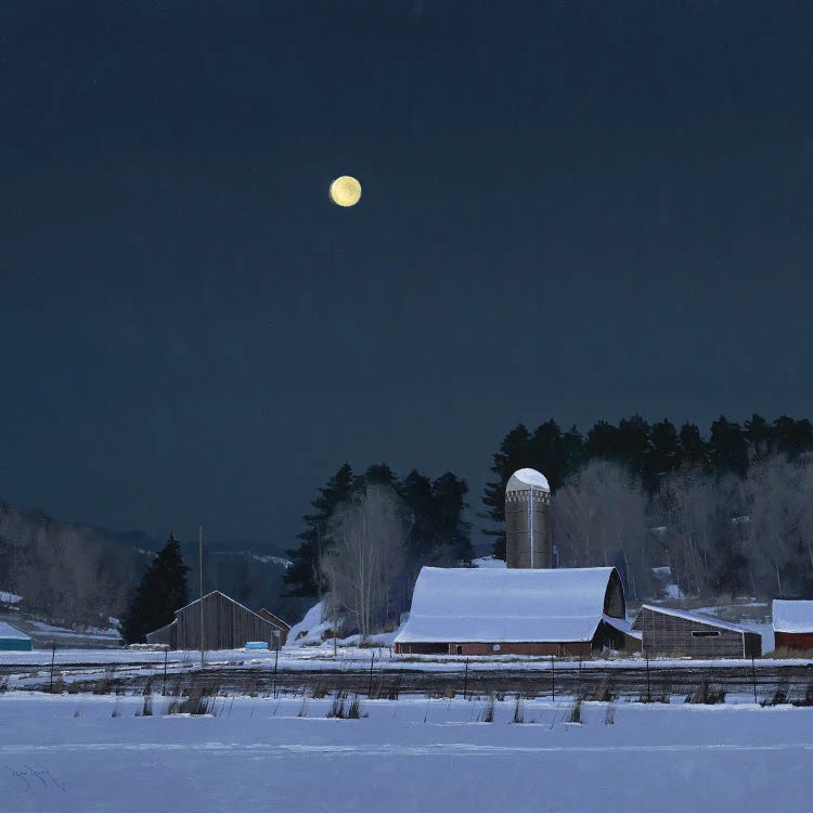 Moonset 7 Minutes To Sun Up