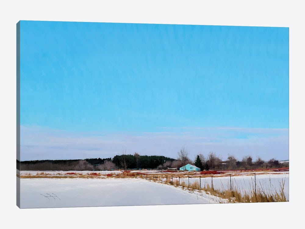 Perfect Winters Day by Ben Bauer 1-piece Canvas Print