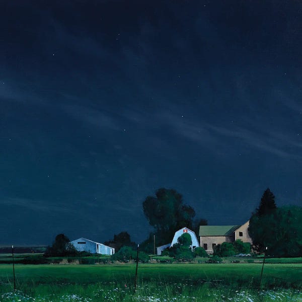 Classic Americana: Quiet Night By Moonlight by Ben Bauer