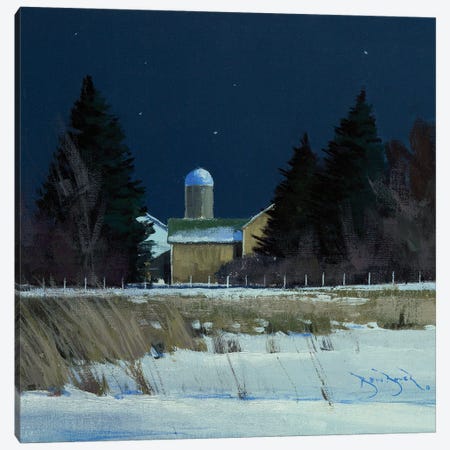 Rush River Township Nocturne Canvas Print #BBU47} by Ben Bauer Canvas Art