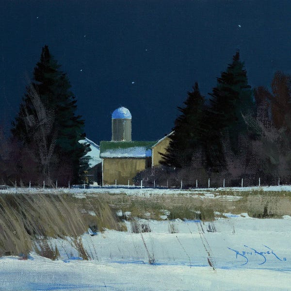 Wisconsin: Rush River Township Nocturne by Ben Bauer