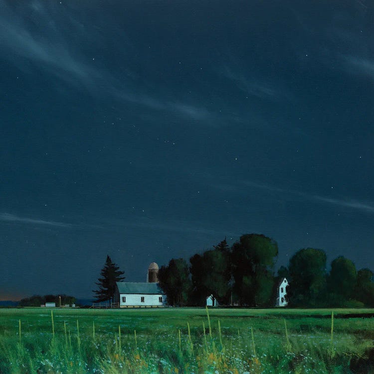 Aitkin City Limits At Night