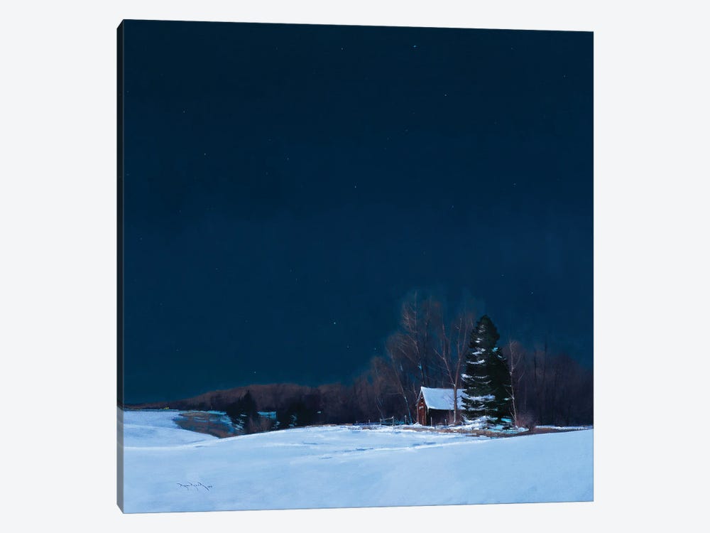 Simply Calm Grant Farm By Moonlight by Ben Bauer 1-piece Canvas Wall Art