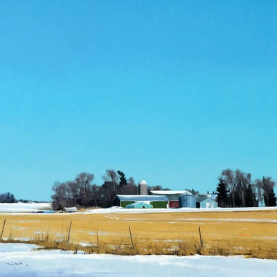 South Of Hammond WI by Ben Bauer canvas print