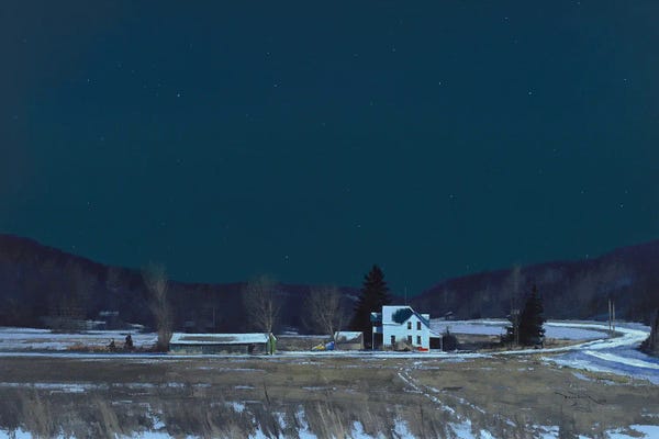 South Of Knapp By Moonlight