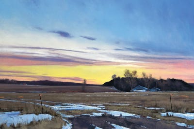St Croix Valley Sunset by Ben Bauer art print