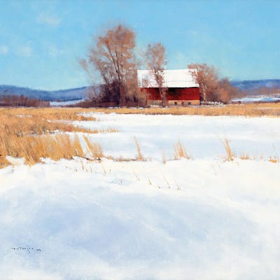 St. Croix Valley Barn by Ben Bauer metal wall art