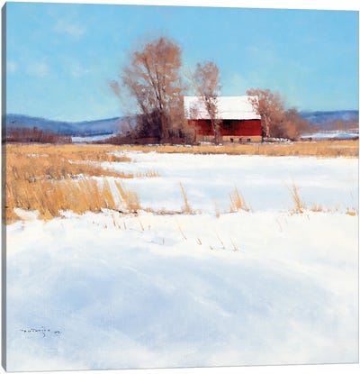 St. Croix Valley Barn Canvas Art Print - Wisconsin Art