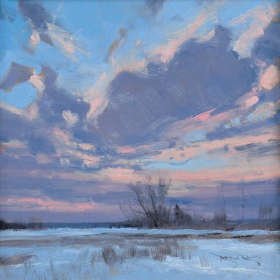 Sunrise Outside Of Menomonie WI by Ben Bauer canvas print