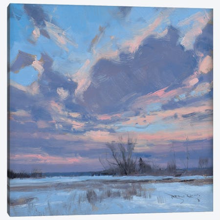 Sunrise Outside Of Menomonie WI Canvas Print #BBU60} by Ben Bauer Canvas Art Print