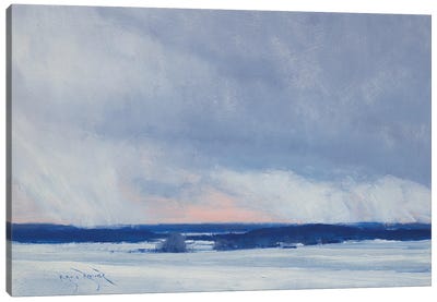 Snow Burst Over Dunn County Canvas Art Print - Ben Bauer