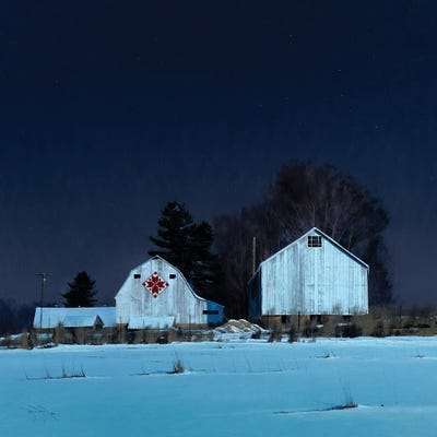 Buffalo County Nordic Star by Ben Bauer canvas print