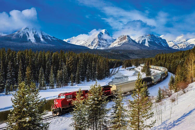 Winter Passage Through The Rockies
