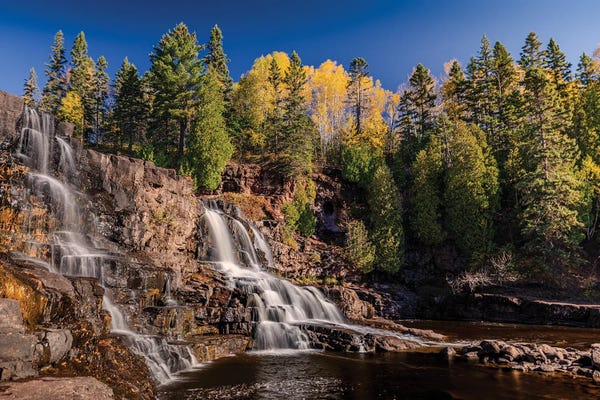 Waterfalls: Autumn Flow At Gooseberry by Brian Bielke