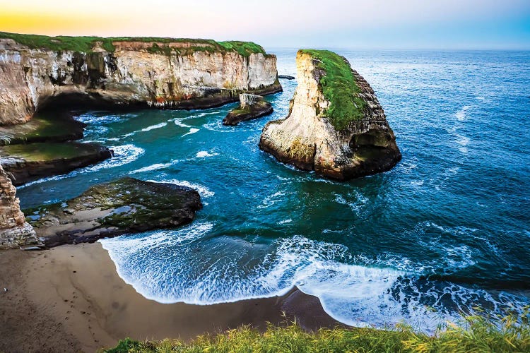 Secluded Cove By The Sea