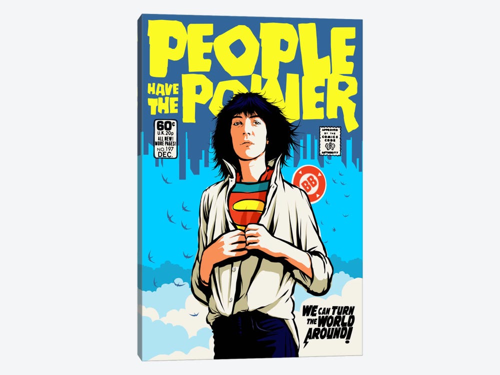 Power To The People 1-piece Canvas Artwork