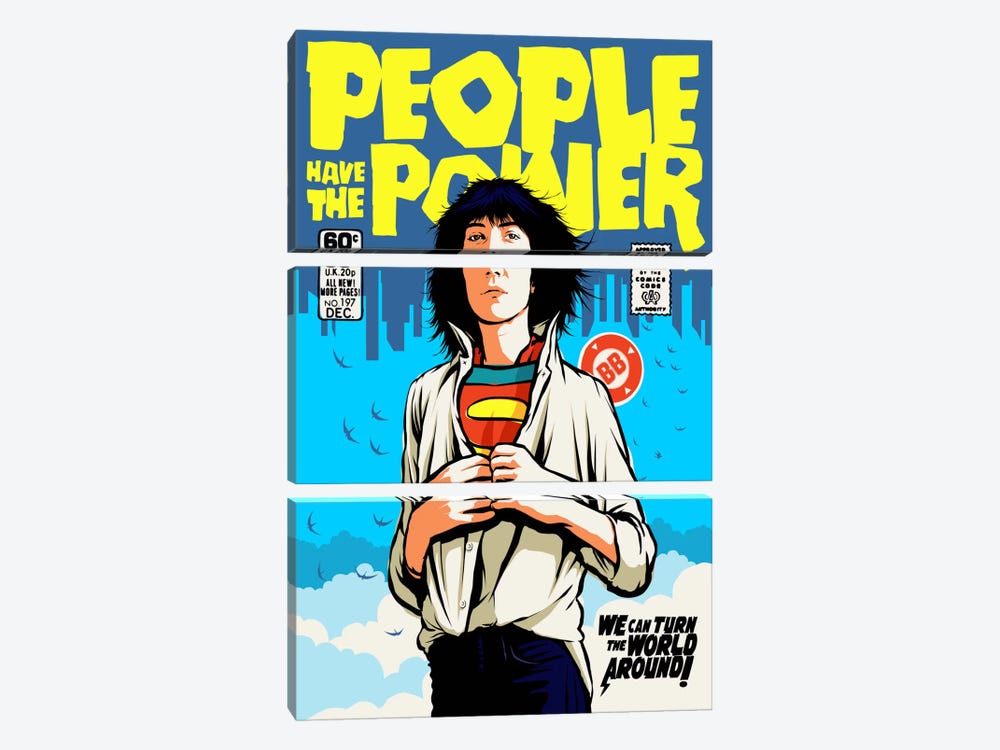 Power To The People 3-piece Canvas Wall Art
