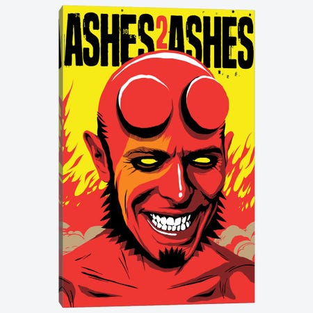 Ashes To Ashes Canvas Print #BBY112} by Butcher Billy Art Print