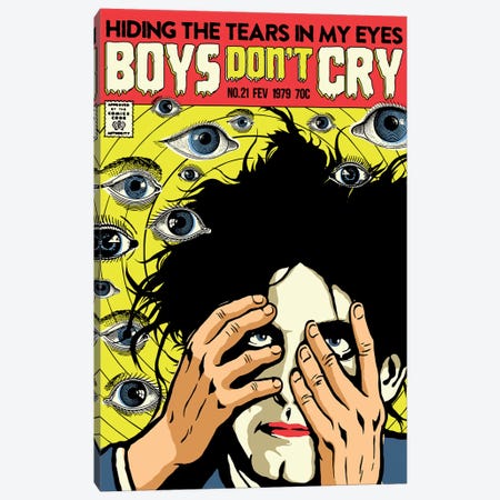 Boys Don't Cry Canvas Print #BBY114} by Butcher Billy Canvas Wall Art