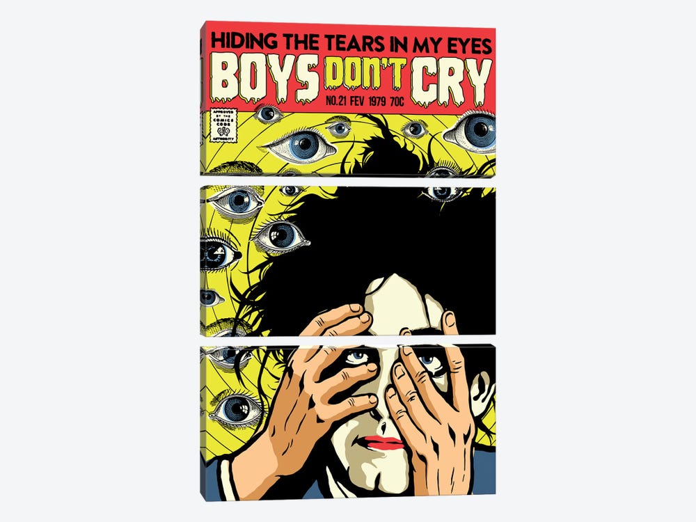 Boys Don't Cry by Butcher Billy 3-piece Canvas Art