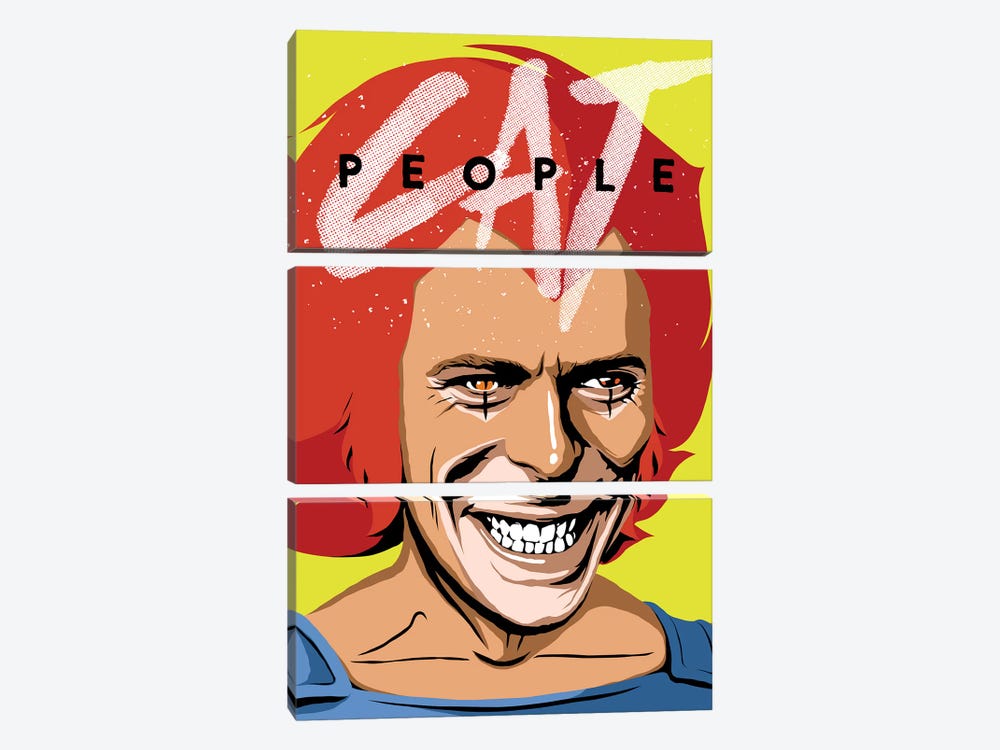 Cat People by Butcher Billy 3-piece Canvas Print
