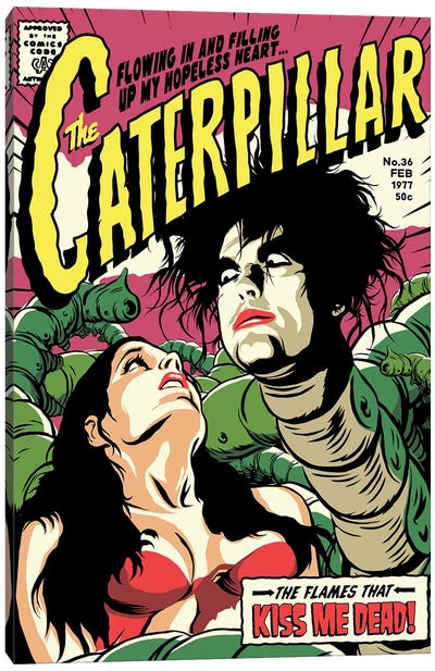 Caterpillar Canvas Art Print - Comic Books
