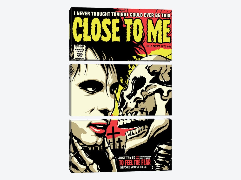Close To Me by Butcher Billy 3-piece Canvas Art Print