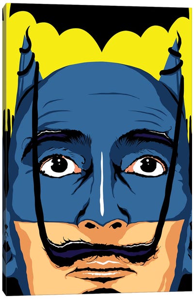 Dali Batman Canvas Art Print - Comic Book Character Art