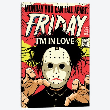 Friday Canvas Print #BBY125} by Butcher Billy Canvas Print