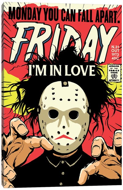 Friday Canvas Art Print - Friday The 13th